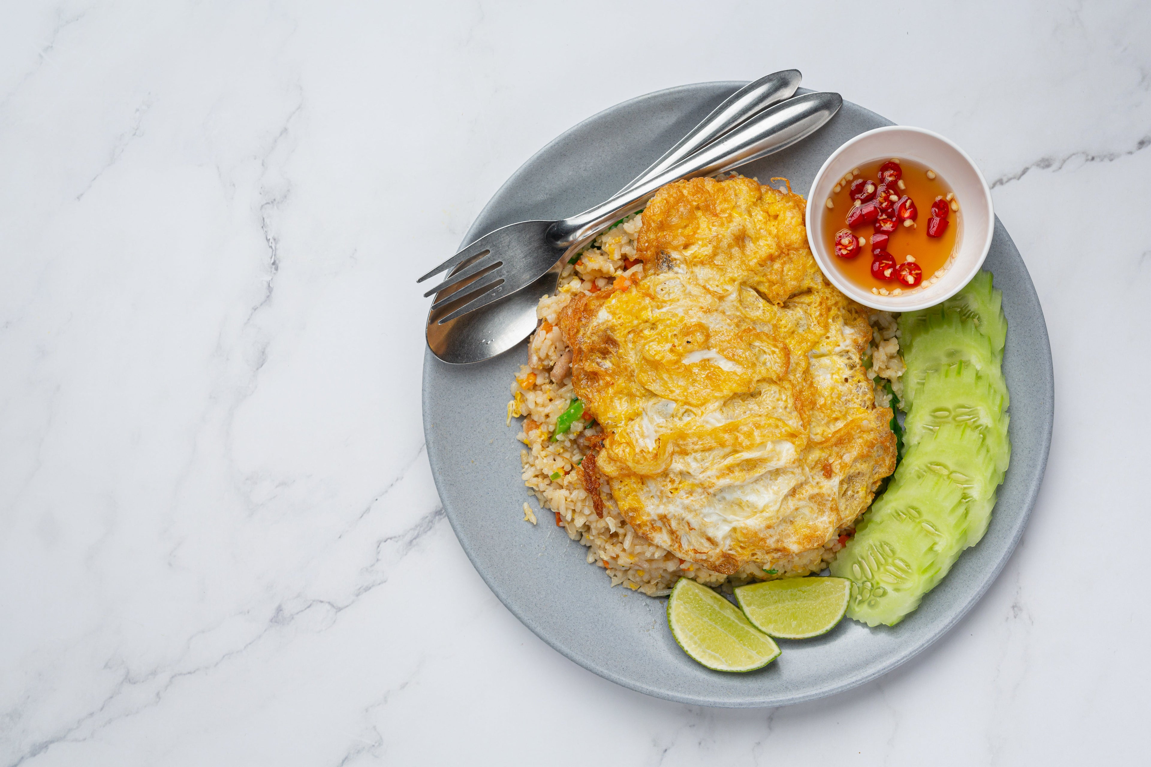 Nasi Goreng met Ei (voor 2 personen)