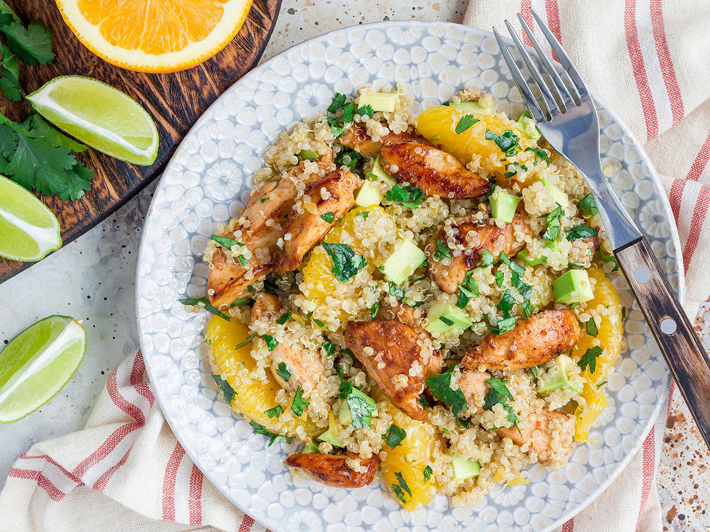 Quinoa met kip en ananas (lunch)