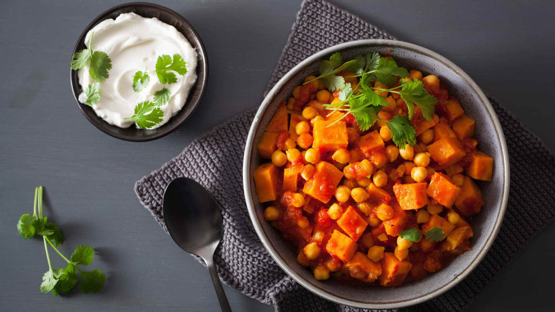 Curry van kikkererwten [vegan]