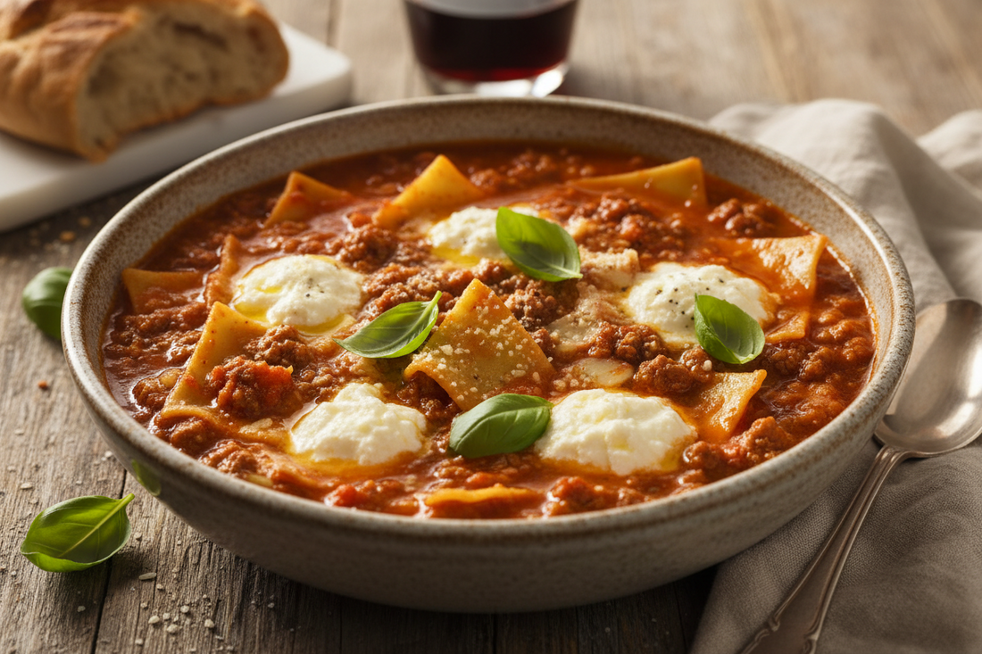 Lasagnesoep