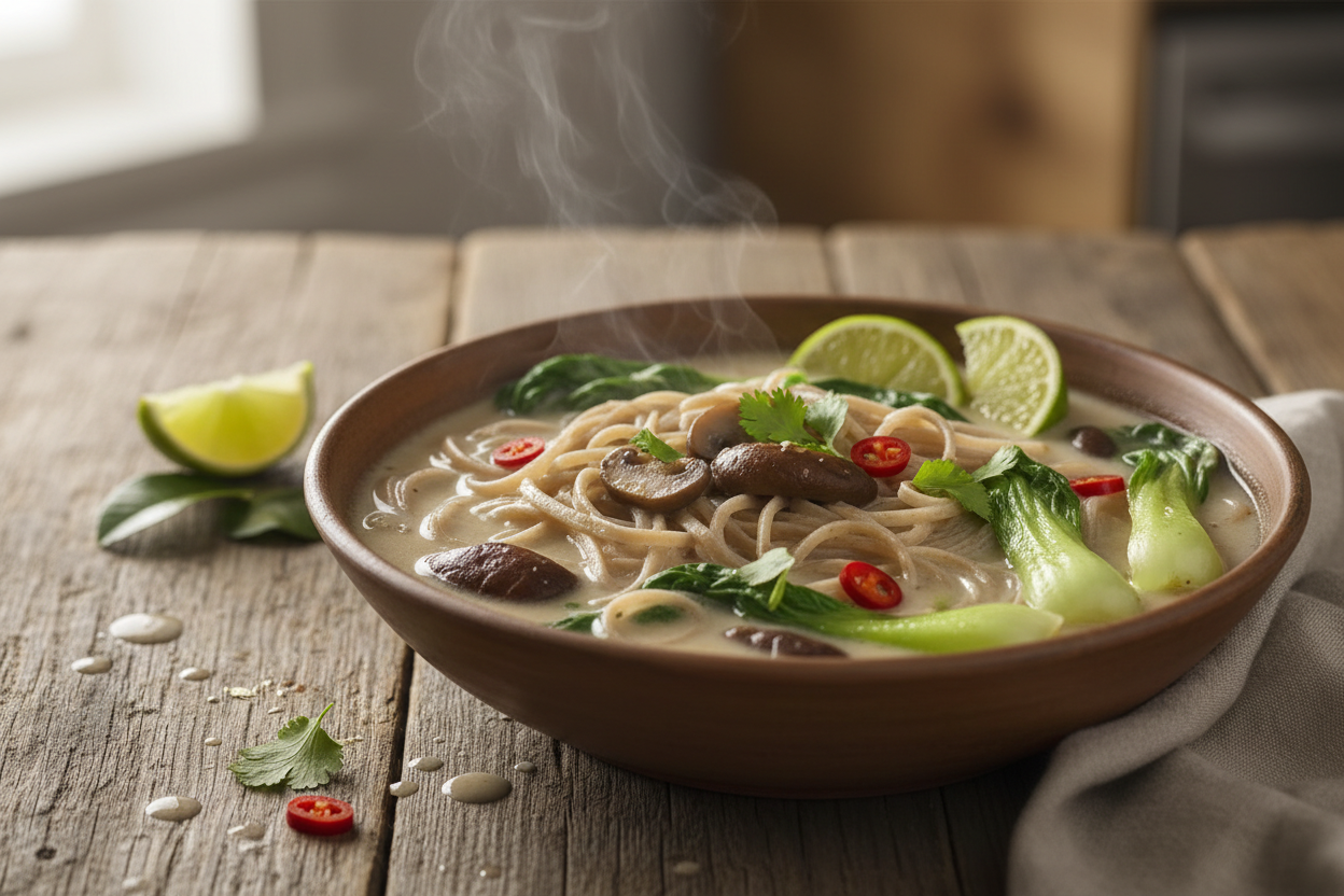 Thaise Kokossoep met noedels