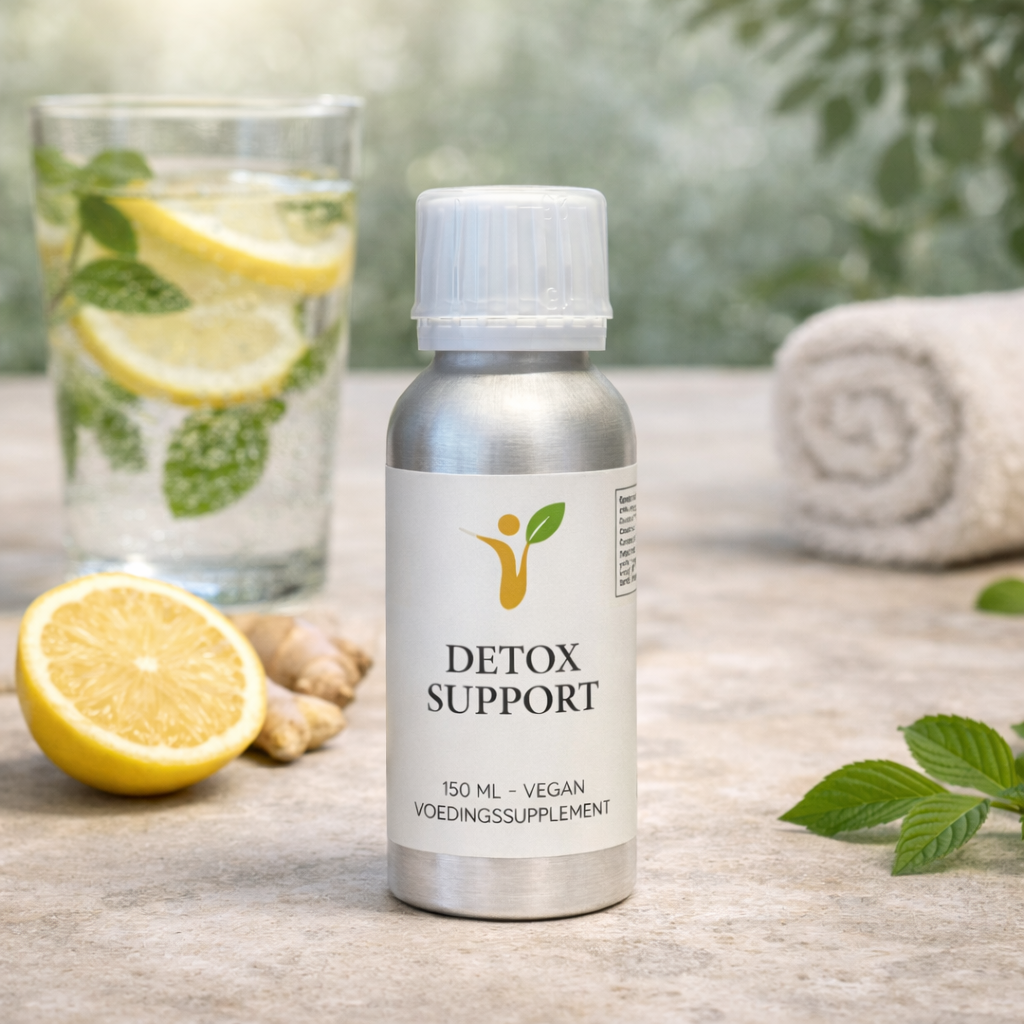 Detox Support supplement met citroen en gember voor natuurlijke detox en ondersteuning van de lever