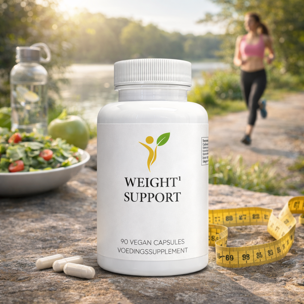 Weight Support supplement voor ondersteuning bij afvallen en vetverbranding in een gezonde lifestyle setting